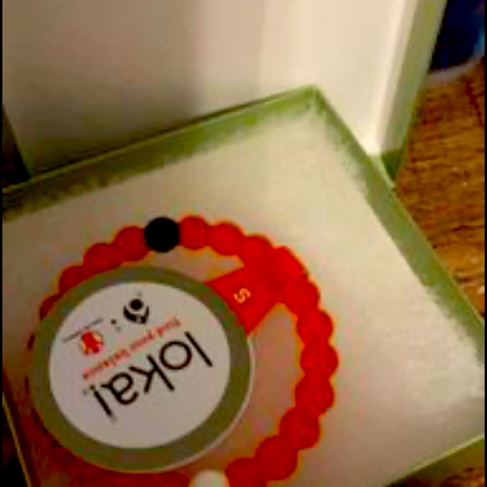New Lokai bracelet red size small